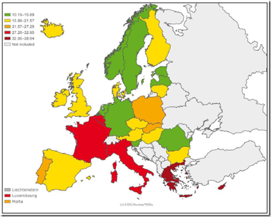 antibioottien kytt euroopan maissa